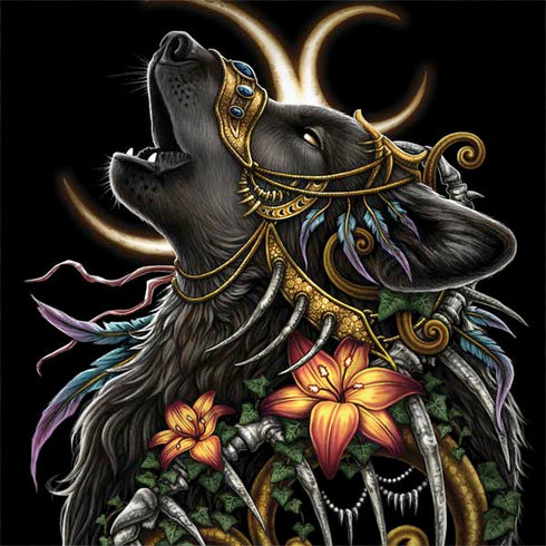 Wolf Howling by Sarah Richter Dell Inspiron Skin